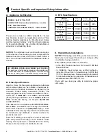 Preview for 4 page of Heat & Glo SL-5F-IFT Installation Manual