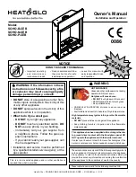 Heat & Glo SOHO-B-CEB Owner'S Manual предпросмотр