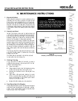 Preview for 25 page of Heat & Glo STS-42 Installation & Operating Instructions Manual