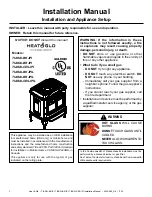 Preview for 1 page of Heat & Glo TIARAI-BK-IPI Installation Manual