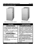 Preview for 1 page of Heat Controller 80+ AFUE Installation Instructions Manual