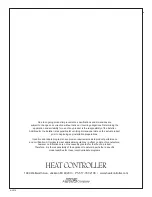 Предварительный просмотр 24 страницы Heat Controller B-VFH 12/18/24CA Installation, Operation & Maintanance Manual