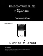 Heat Controller Comfort-Aire BHD-501-D Service Manual предпросмотр