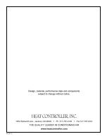 Preview for 18 page of Heat Controller EKTC07-1G Owner'S Manual