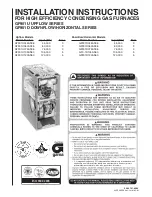 Heat Controller GF0-1D105AS60 Installation Instructions Manual preview