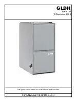 Heat Controller GLDH Series Parts List preview