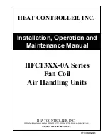 Heat Controller HFC13XX-0A Series Installation, Operation And Maintenance Manual предпросмотр