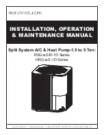 Heat Controller HRG1460 Installation, Operation & Maintenance Manual preview