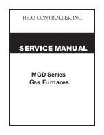 Heat Controller MGD Series Service Manual preview