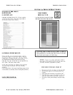 Heat Controller MGD60-E3A Installation Instructions Manual preview