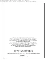 Preview for 18 page of Heat Controller RAD-101L Owner'S Manual