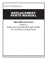 Heat Controller SMA 09 Replacement Parts Manual предпросмотр