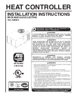 Предварительный просмотр 1 страницы Heat Controller TGC Series Installation Instructions Manual