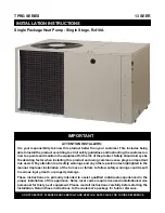 Heat Controller TPRG Series Installation Instructions Manual preview