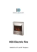 Heat Design HDi Electric fire NDY-19ER-E Instruction Manual предпросмотр