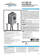 Heat Line HLPC-TIMER-120P Installation And Operating Instructions preview