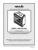 Preview for 1 page of Heat-N-Glo 6000TRS-AUB Assembly, Installation And Operation Instructions