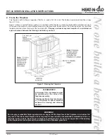 Preview for 11 page of Heat-N-Glo HST-38ND Installation & Operating Instructions Manual