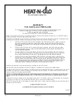 Preview for 32 page of Heat-N-Glo HST-38ND Installation & Operating Instructions Manual