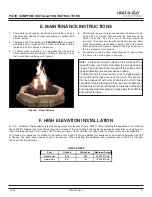 Preview for 9 page of Heat-N-Glo PATIO CAMPFIRE Installation & Operating Instructions Manual