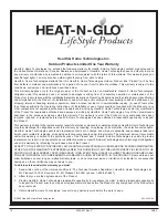 Preview for 12 page of Heat-N-Glo PATIO CAMPFIRE Installation & Operating Instructions Manual