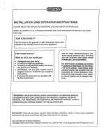 Preview for 3 page of Heat-N-Glo SL-Insert Installation And Operation Instructions Manual