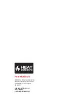 Предварительный просмотр 16 страницы Heat Outdoors Athena Plus+ Safety Instructions And Operation Manual