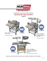 Preview for 1 page of Heat Seal SM20ES Operating & Service Parts Manual