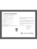 Предварительный просмотр 10 страницы Heat Storm HS-100-WX User Manual