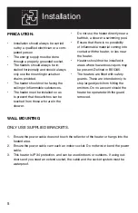 Preview for 8 page of Heat Storm HS-1500-TRC User Manual And Safety Instructions