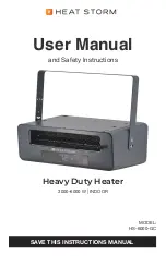 Heat Storm HS-6000-GC User Manual And Safety Instructions предпросмотр