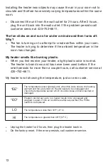 Предварительный просмотр 16 страницы Heat Storm HS-6000-GC User Manual And Safety Instructions