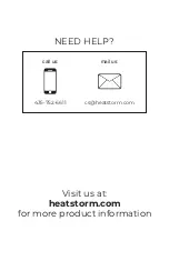 Предварительный просмотр 9 страницы Heat Storm Tradesman HS-1500-TT User Manual And Safety Instruction