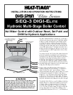 Preview for 1 page of heat-timer DIGI-Elite SEQ-3 Assembly, Installation And Operation Instructions