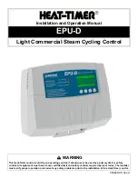 Preview for 1 page of heat-timer EPU-D Installation And Operation Manual