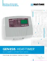 heat-timer Genesis Installation And Operation Manual preview