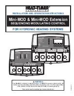 heat-timer Mini-MOD Installation And Operation Instruction Manual preview