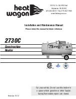 Heat Wagon 2730C Installation And Maintenance Manual preview