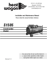 Heat Wagon S1505 Installation And Maintenance Manual preview