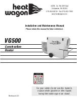 Heat Wagon VG500 Installation And Maintenance Manual preview