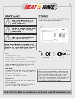 Предварительный просмотр 6 страницы Heat Wave Blythe EA1240 User Manual