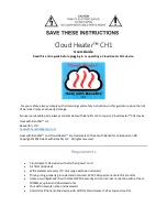 Heat with Benefits Cloud Heater CH1 User Manual preview