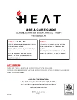 Предварительный просмотр 1 страницы HEAT HTS-325 Use & Care Manual