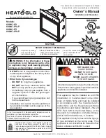 Preview for 1 page of Heat&Glo 6000C-IPI Owner'S Manual