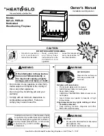 Preview for 1 page of Heat&Glo BAY-40 Owner'S Manual