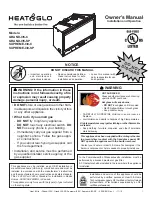 Preview for 1 page of Heat&Glo GRAND-I35-C Owner'S Manual