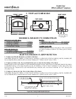 Предварительный просмотр 5 страницы Heat&Glo NORTH STAR Installation & Operating Instructions Manual