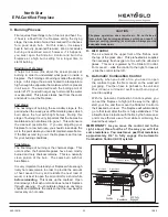 Предварительный просмотр 22 страницы Heat&Glo NORTH STAR Installation & Operating Instructions Manual