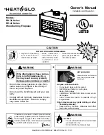 Preview for 1 page of Heat&Glo RH-36 Series Owner'S Manual