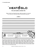 Предварительный просмотр 56 страницы Heat&Glo RH-36 Series Owner'S Manual